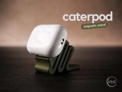 caterpod · magnetic stand