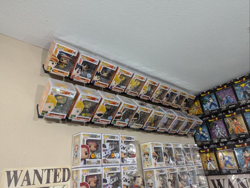 Minimalistic Forward-Leaning Funko Wall Display 