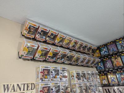 Minimalistic Forward-Leaning Funko Wall Display 