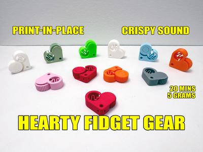 Print-in-Place Hearty Fidget Gear