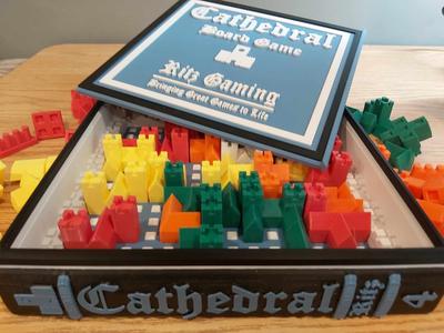 2-4 PLAYER CATHEDRAL GAME - Bookcase Edition