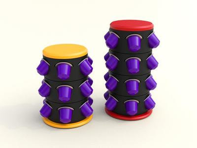 Modular Coffee Capsule Holder for Nespresso