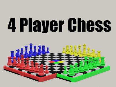 4 Player Chess Set