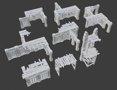 Fantasy Ruins - Basic Modular Building Blocks