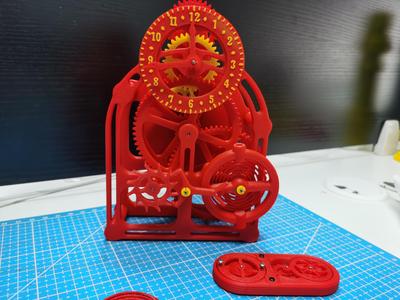 3D printed clock