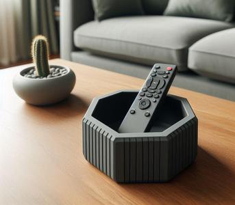 Design Remote Control Holder "Oct Nut"