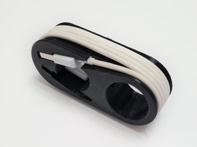 Travel cable organizer USB-A to USB-C