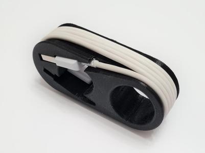 Travel cable organizer USB-A to USB-C