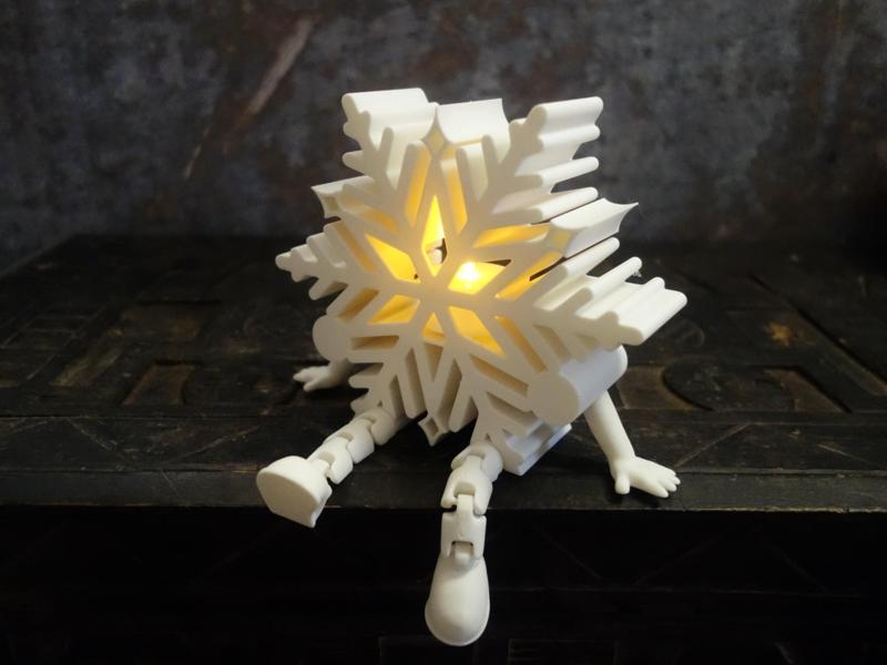 Articulated Snowflake Tealight