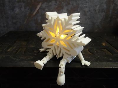 Articulated Snowflake Tealight