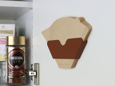 Coffee Filter Wall Mount