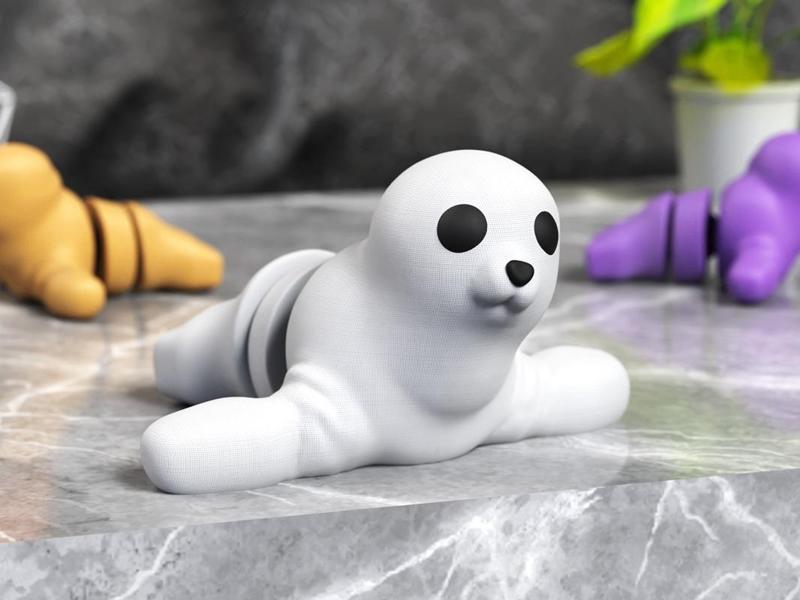 Articulated Seal pup