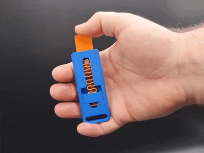 Fidget clicky button