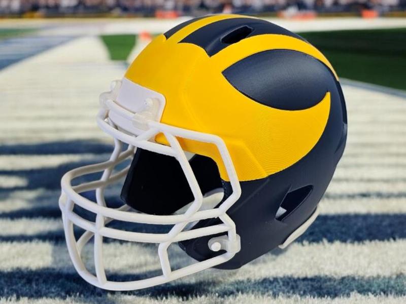 Michigan Wolverines Football Helmet