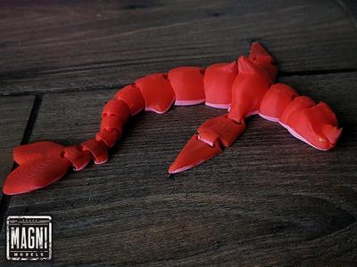 Articulated Red Bluster - The Sea Beast