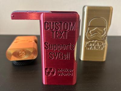 Customizable Dugout/One Hitter - Supports Images!