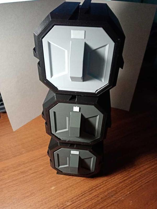 Futuristic modular drawers