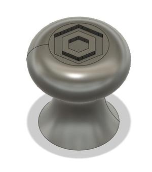 Replacement cabinet door knob