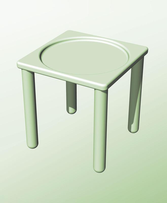 SS128-150Q Stand or Base for Infinite Containers 128 Series