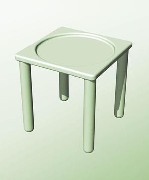 SS128-150Q Stand or Base for Infinite Containers 128 Series