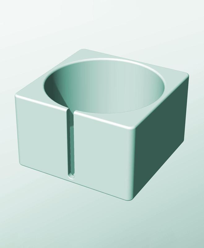 CS162-110-S Stackable slotted component box for creative makers