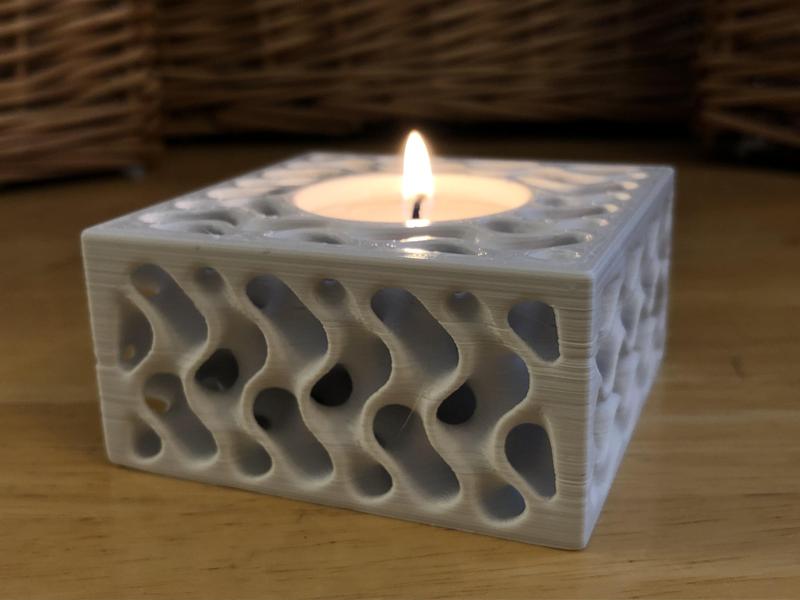 Gyroid Tealight Holder