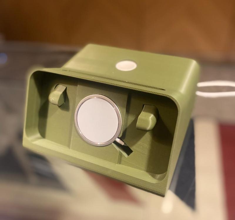 iPhone Dock: ProMax Phone w/ Case & Apple Watch