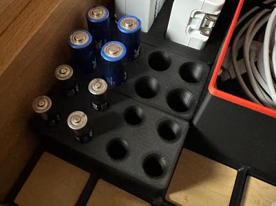 Gridfinity - Battery Holders