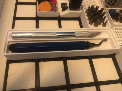 Gridfinity Deburring Tool and Scalpel Holder