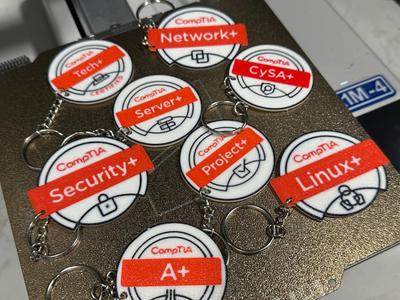 CompTIA Keychain Collection - Luggage Tag