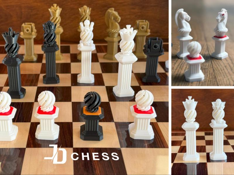 JD CHESS v1.0: Elegant Pillar Design - Weighted
