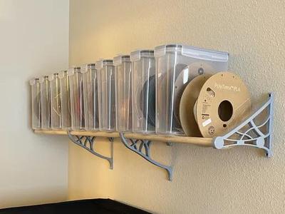 FILAMENT SHELF - DOWEL SHELF STORAGE SYSTEM