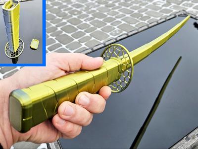 Heroic Katana (Print-in-Place)