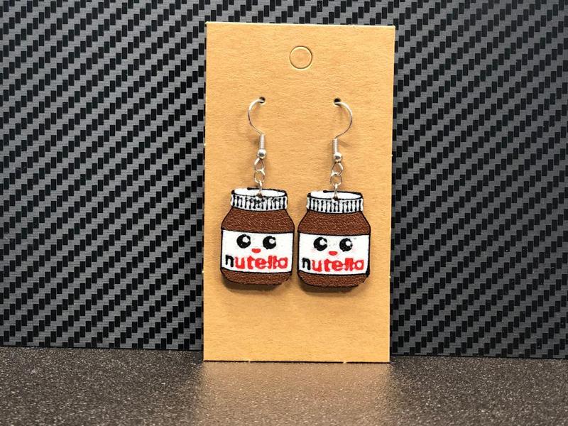 Nutella earrings