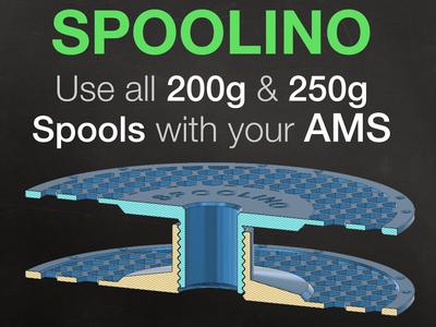 Spoolino - AMS Adapter for Small 200g/250g Spools