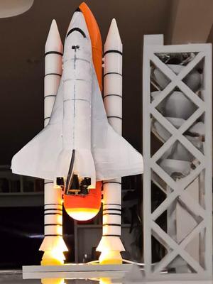 Space shuttle Marble Run Lift OFF!