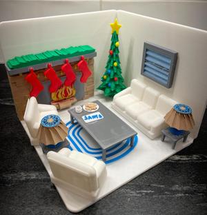 Warm Christmas Eve Scene