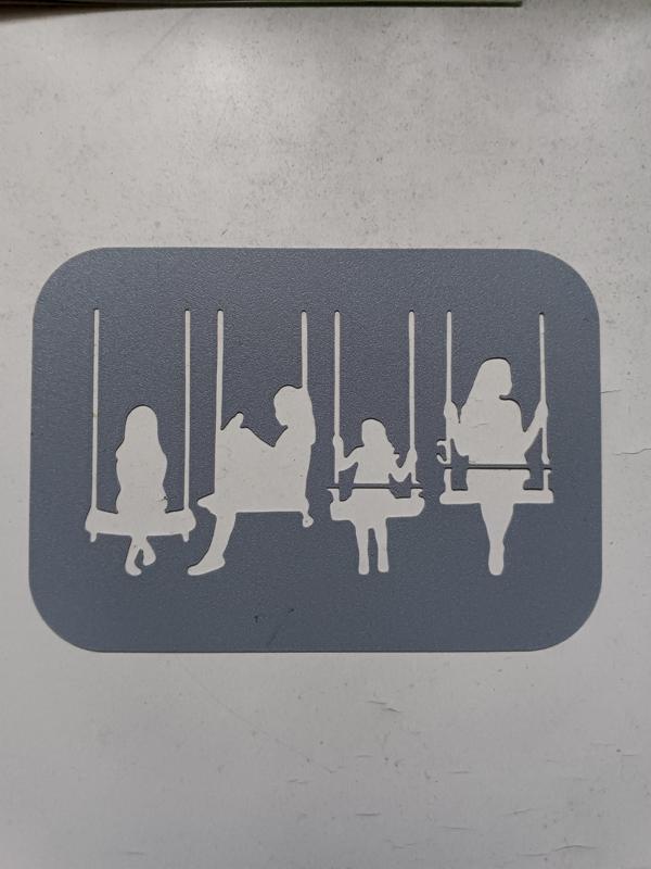 4x Swing girls - Stencil