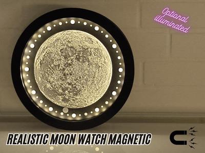 Realistic Moon Watch optional with LED