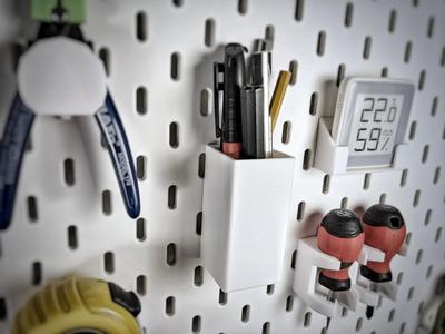 Container 40x40x80mm for Skadis Pegboard