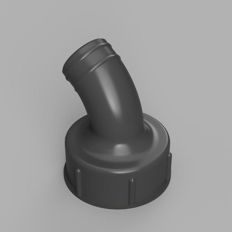 45 Degree 47mm Drain Adapter