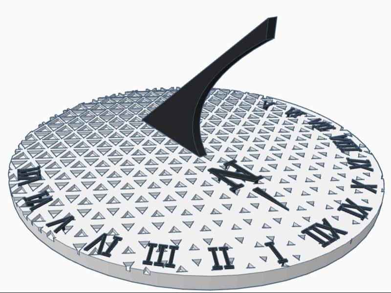 Sun Dial Clock