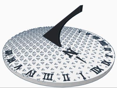 Sun Dial Clock