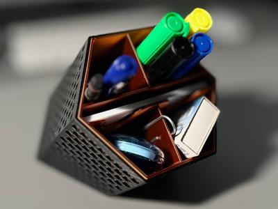 Office Desk Organizer with Notepad Compartment