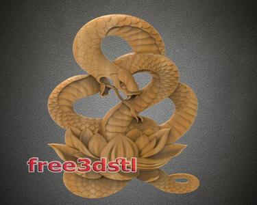 snake Lotus 3D STL Model (FREE)