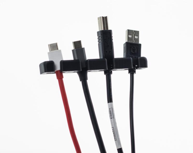 Cable holder for thicker cables