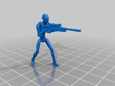 BX Commando Droid Sniper (star wars legion scale)