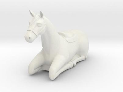 Laying Horse