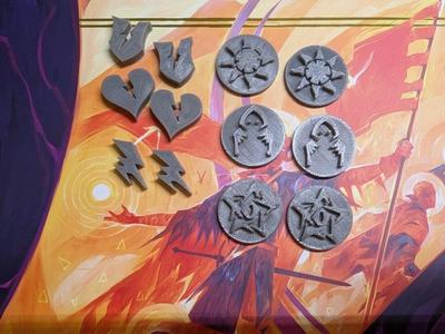 Daggerheart Simple Counters/Tokens Set (Armor, HP, Stress, Hope, Fear)