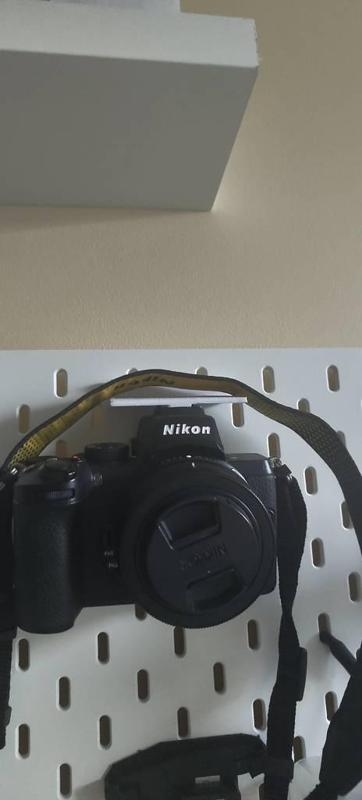 Camera hot shoe skadis holder 